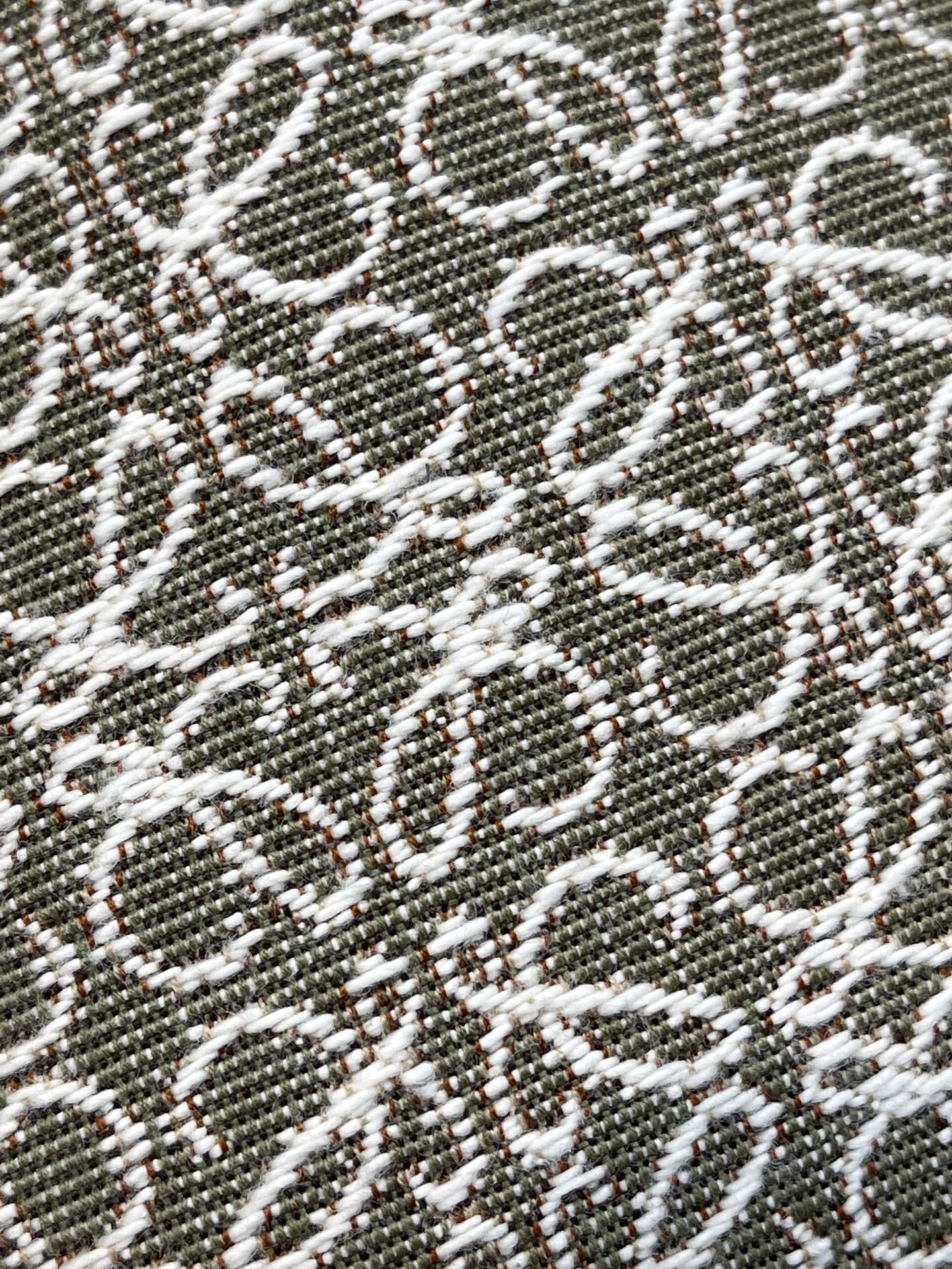 LOEWE Mini Anagram jacquard and calfskin Flamenco clutch