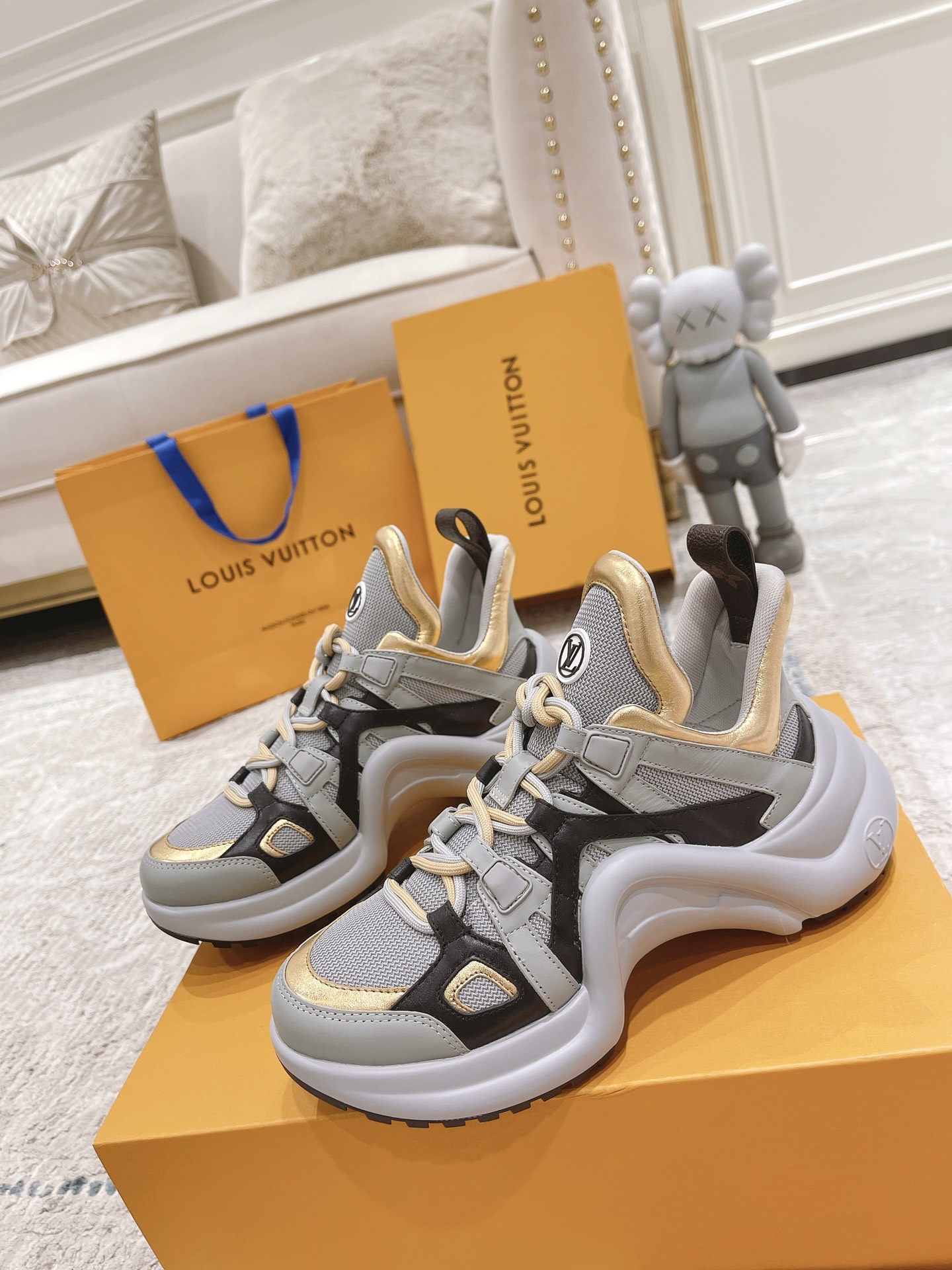 Louis Vuitton Archlight Donkey Brand Louis Vuitton Casual Sports Dad Shoes