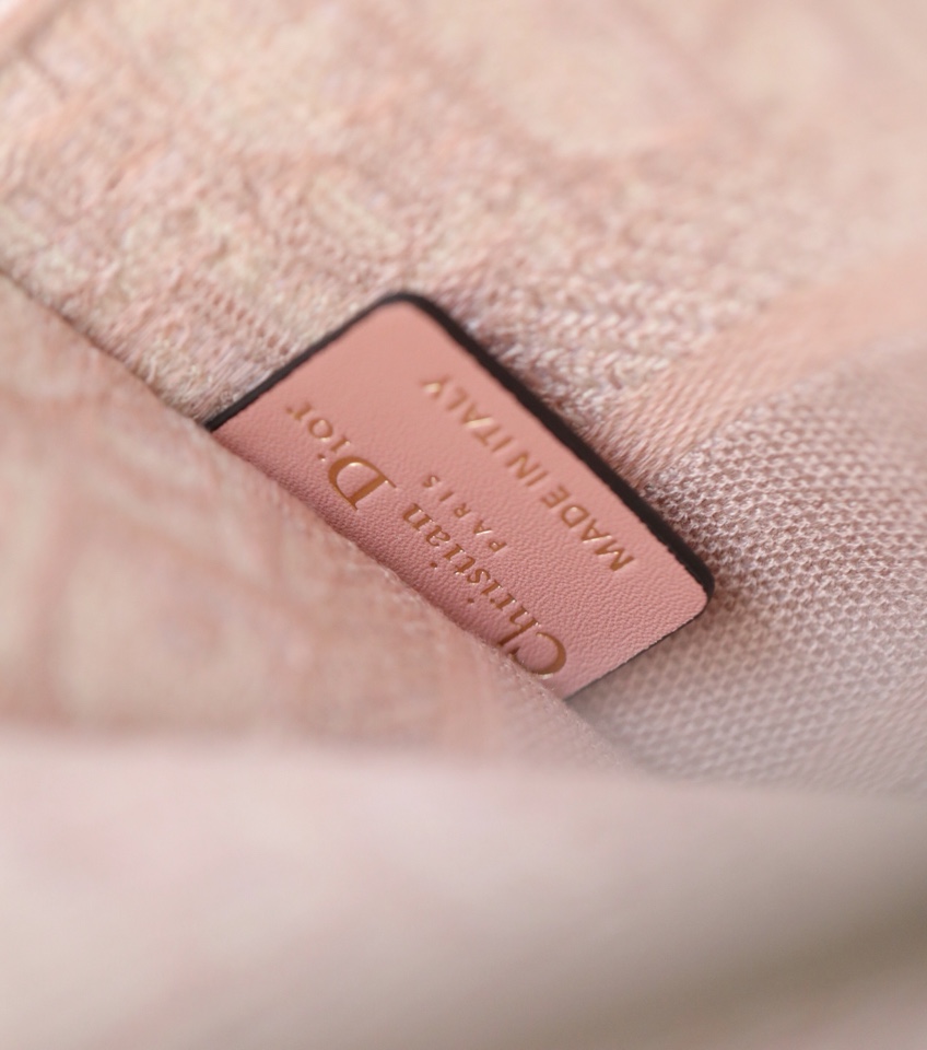 Dior Book Tote Original Oblique Patterned mini-pink