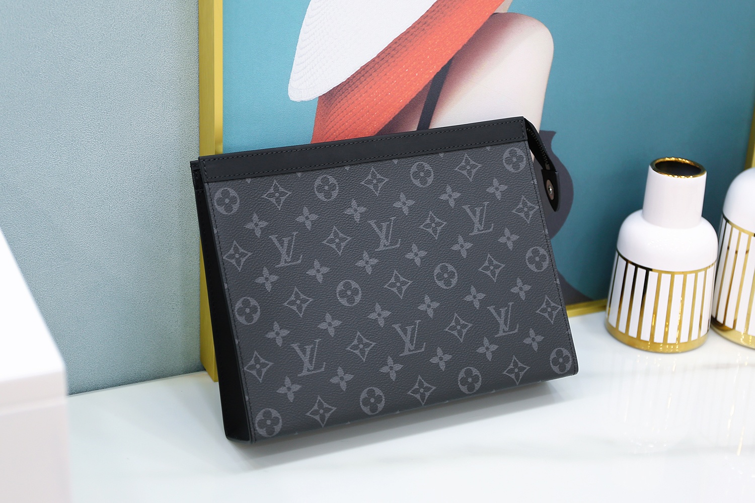 Louis Vuitton 𝙋𝙊𝘾𝙃𝙀𝙏𝙏𝙀 𝙑𝙊𝙔𝘼𝙂𝙀 French 🇫🇷 original leather M61692