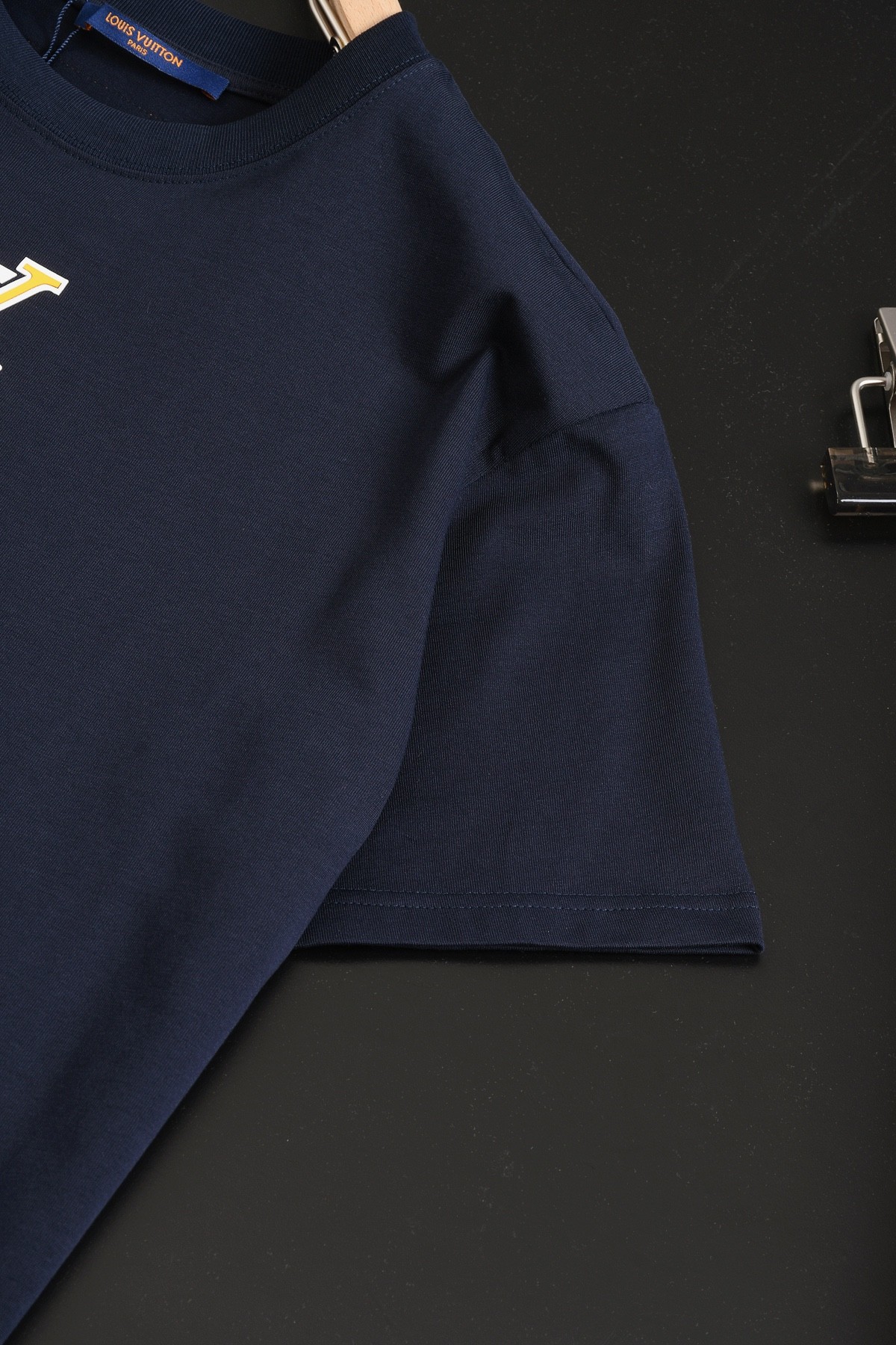 Louis Vuitton T-shirt with yellow and white logo