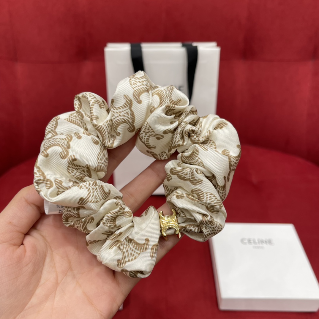 𝐂𝐞𝐥𝐢𝐧𝐞 Bracelet hair tie can be stacked with jewelry 100% mulberry silk