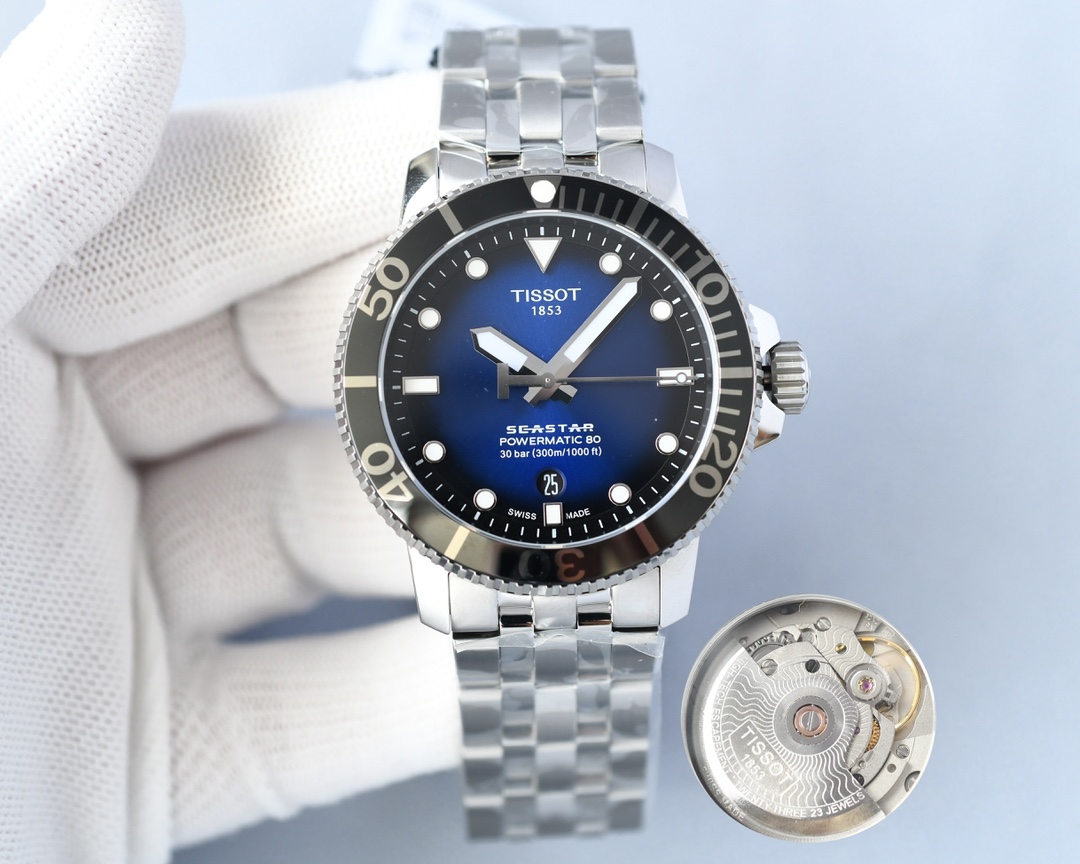 Tissot Starfish Series T120.407.17.041.00 New T120 Mechanical Men's Watch Speedo Series