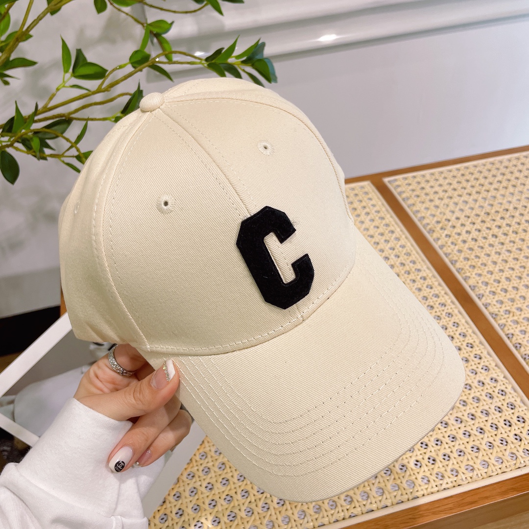 [CELINE] 2023 spring and summer new simple baseball cap