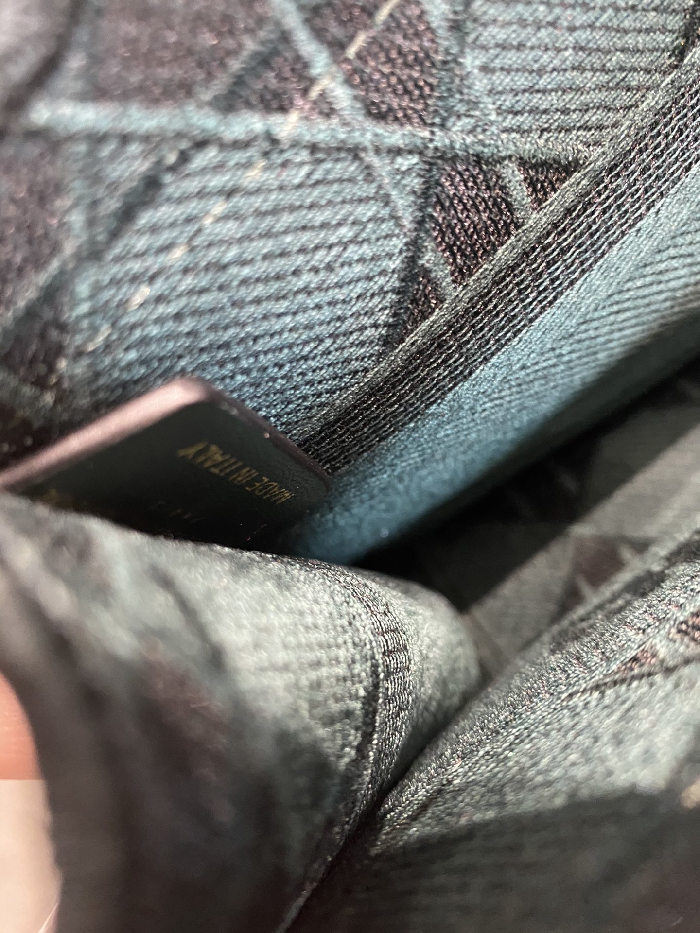 Mini Peacock Green Tote Velvet latest plaid series