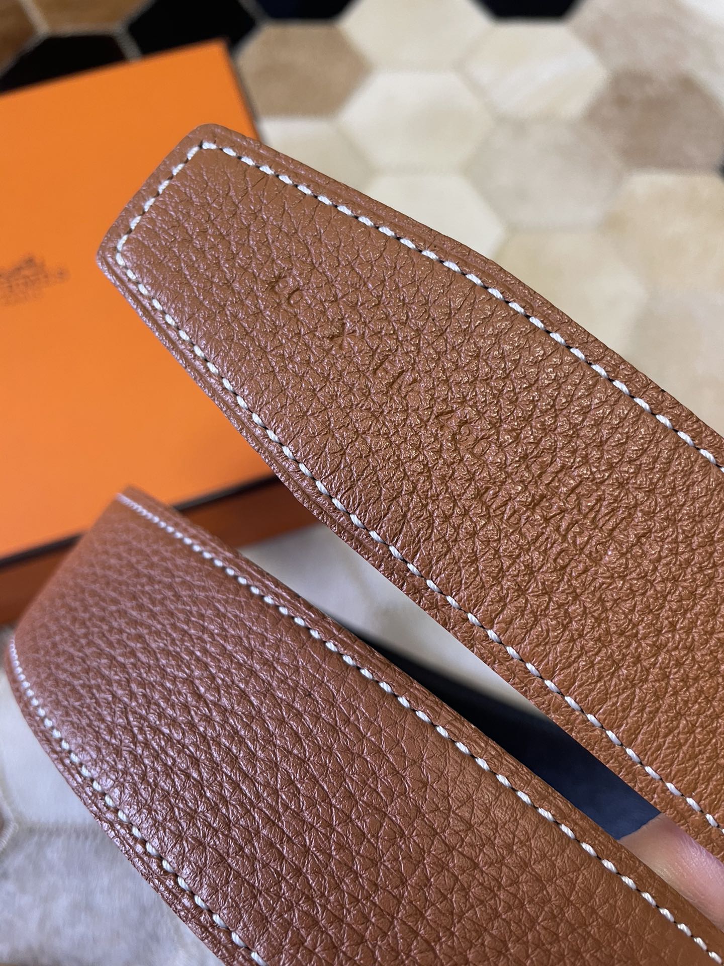 Hermes stainless steel double row diamond hanging buckle