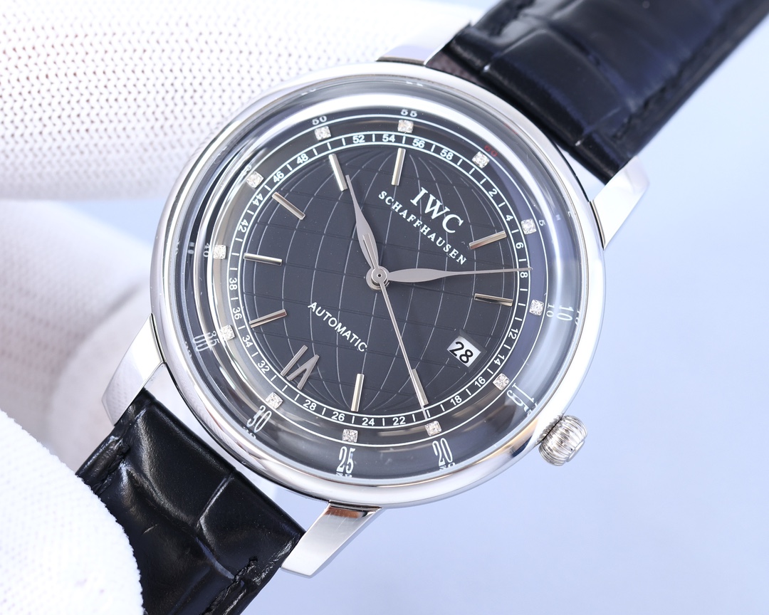 IWC- Portofino Original 9015® movement style with Italian cowhide 3D three-dimensional sense of ultra-thin technology