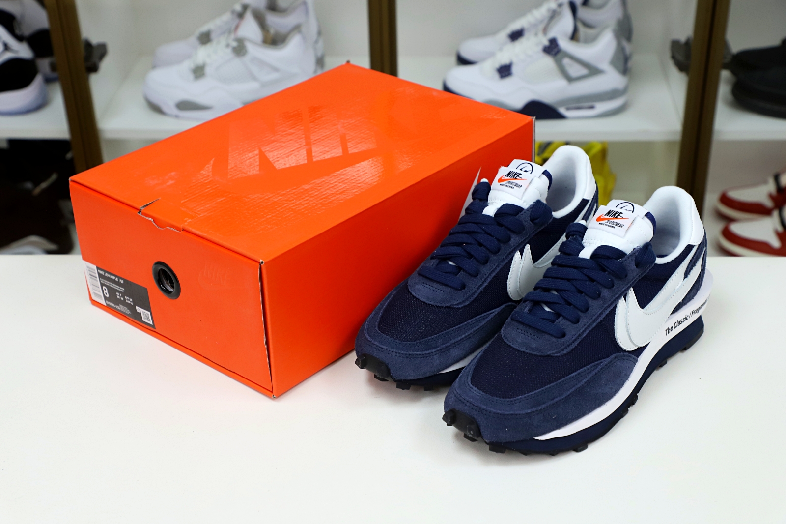 FRAGMENT DESIGN X SACAI X LDV WAFFLE BLACKENED BLUE