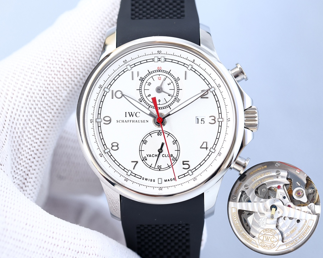 IWC- Portuguese IW390704 with Cal. 89361 chronograph movement Superluminova