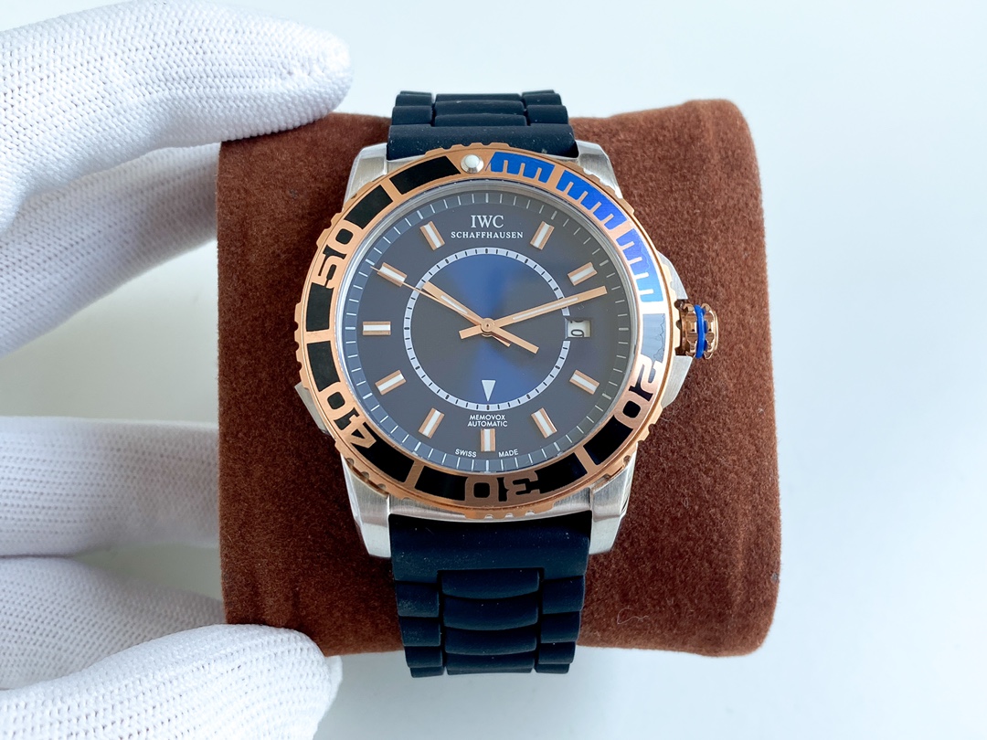 IWC- Fine men's watches Imported Citizen mechanical movement, top 316 stainless steel case and strap