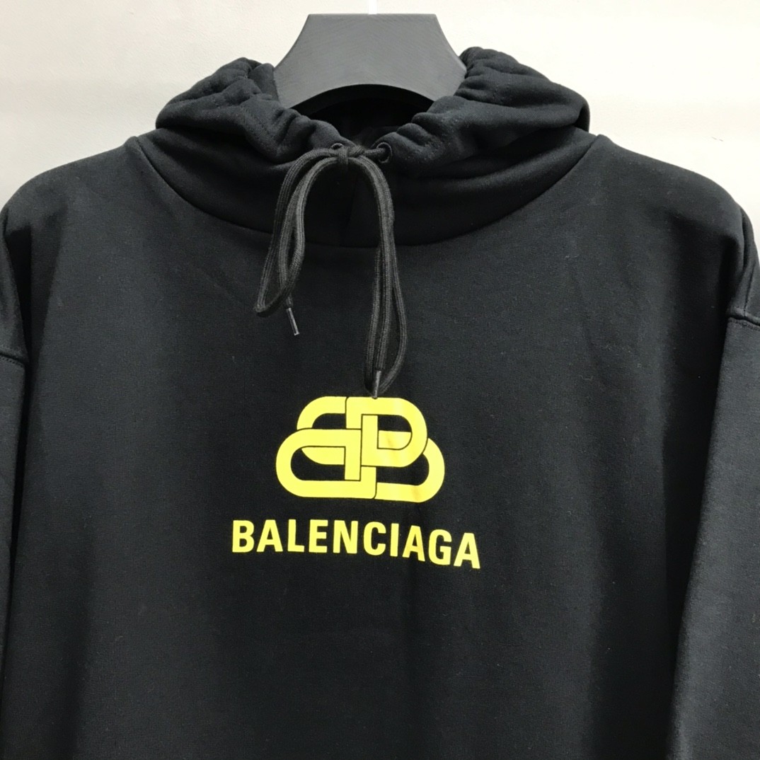 Balenciaga lock hooded sweatshirt