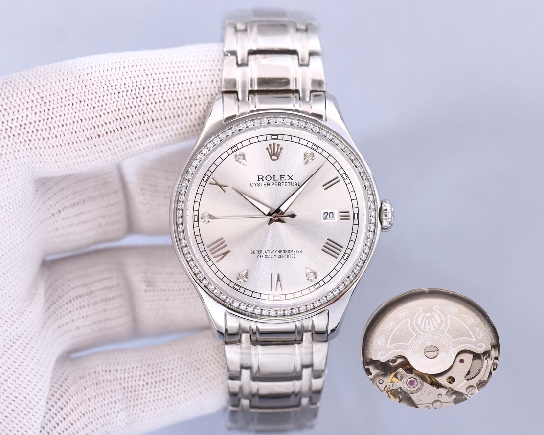 Rolex sapphire glass double mirror! super night light