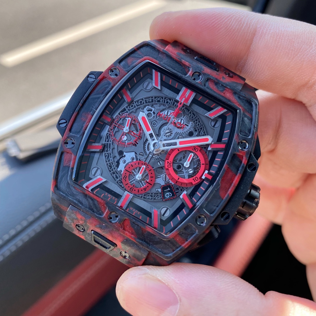 Hublot-Spirit of Big Bang Red Carbon Fiber Watch