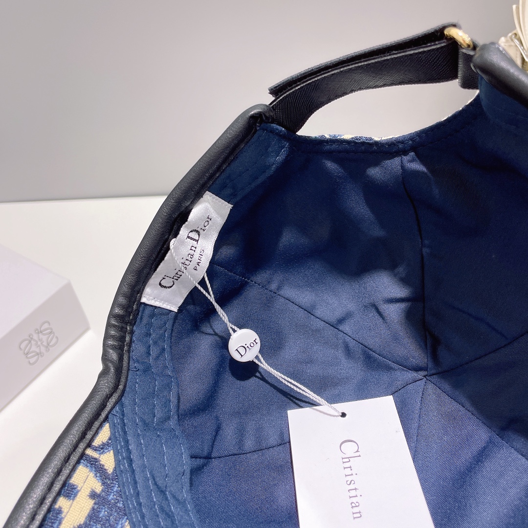 Dior (Dior) new original single embroidery baseball cap