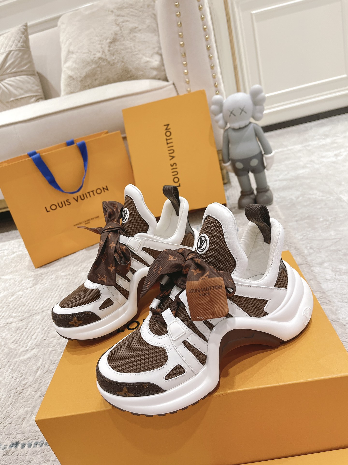 Louis Vuitton Archlight Donkey Brand Louis Vuitton Casual Sports Dad Shoes
