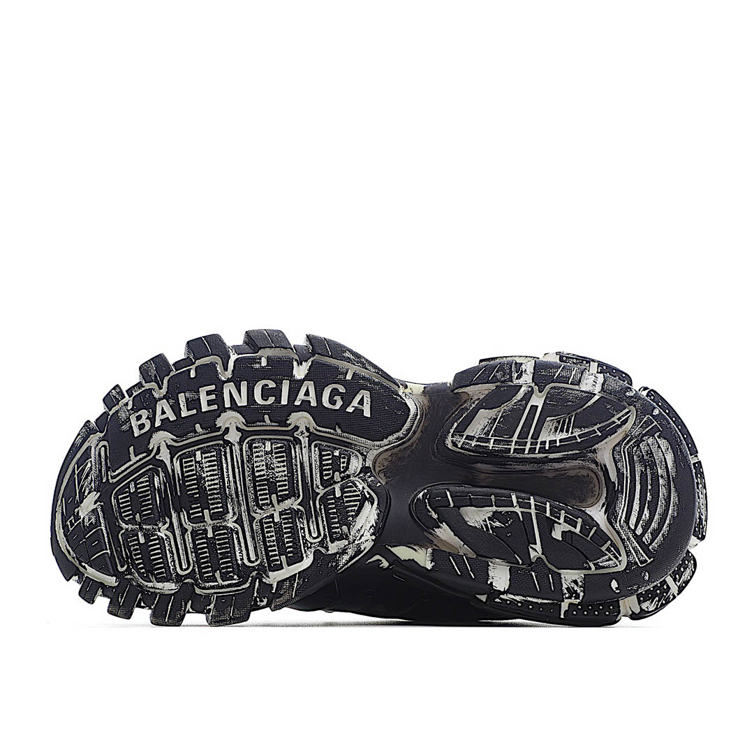 Balenciaga Sneaker Tess s.Gomma MAILLE WHITE/ORANGE