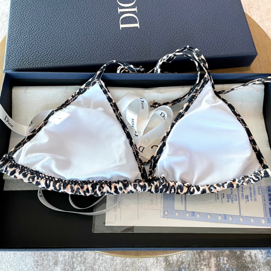 Dior leopard bikini
