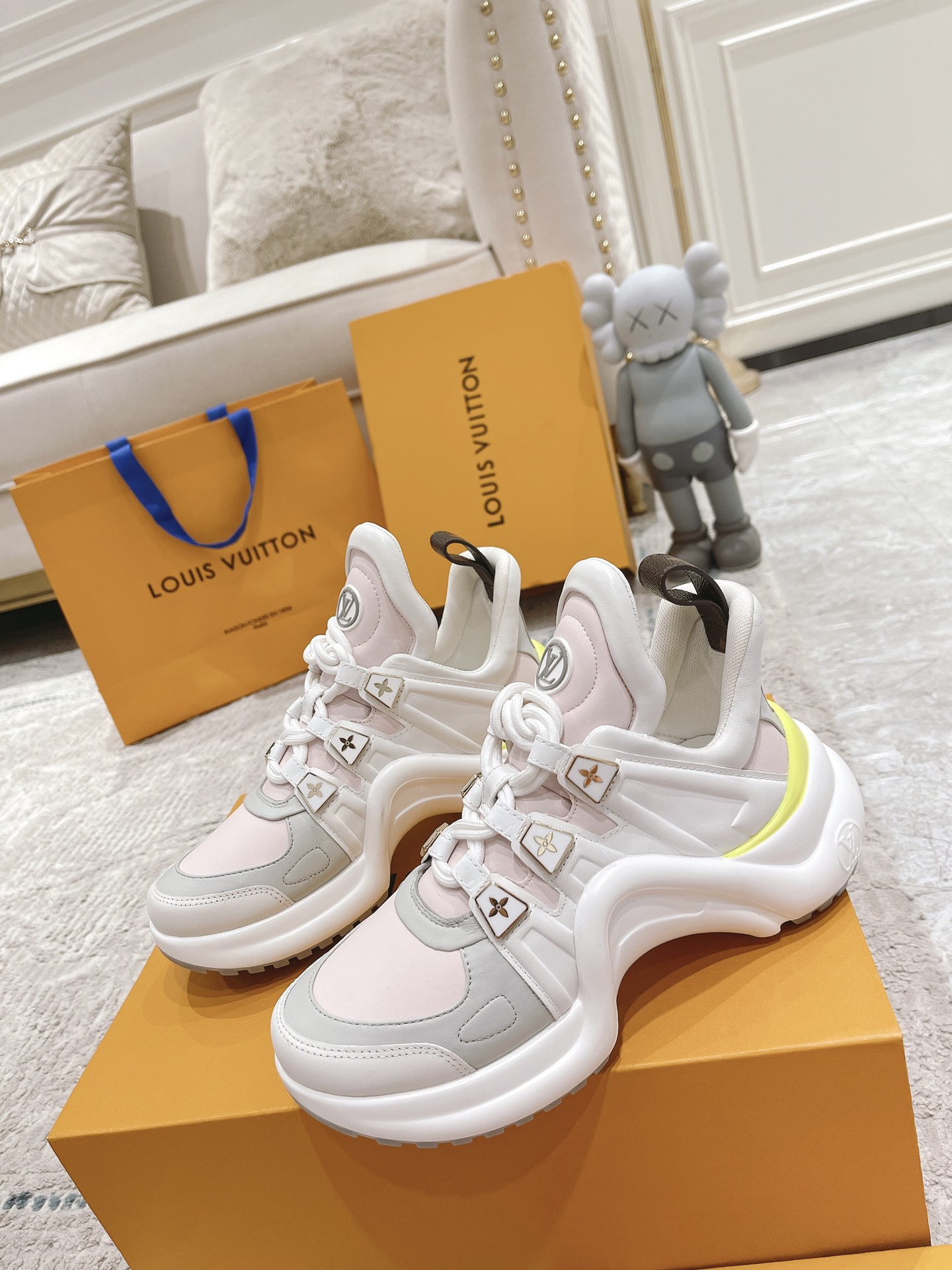 Louis Vuitton Archlight Donkey Brand Louis Vuitton Casual Sports Dad Shoes