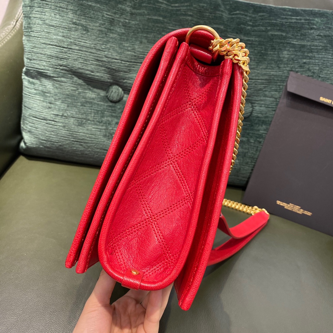 SAINT LAURENT 𝘽𝙀𝘾𝙆𝙔 𝟮𝟳𝙘𝙢 #579607 original leather.JD