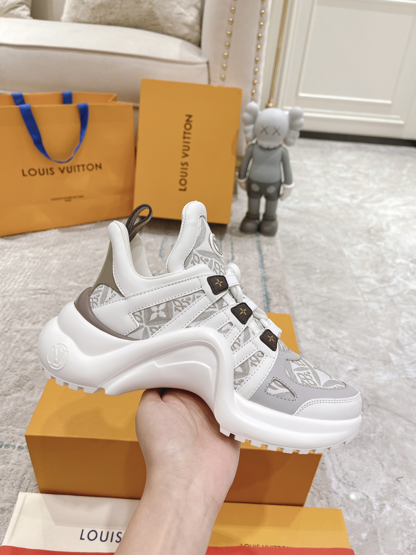 Louis Vuitton Archlight Donkey Brand Louis Vuitton Casual Sports Dad Shoes