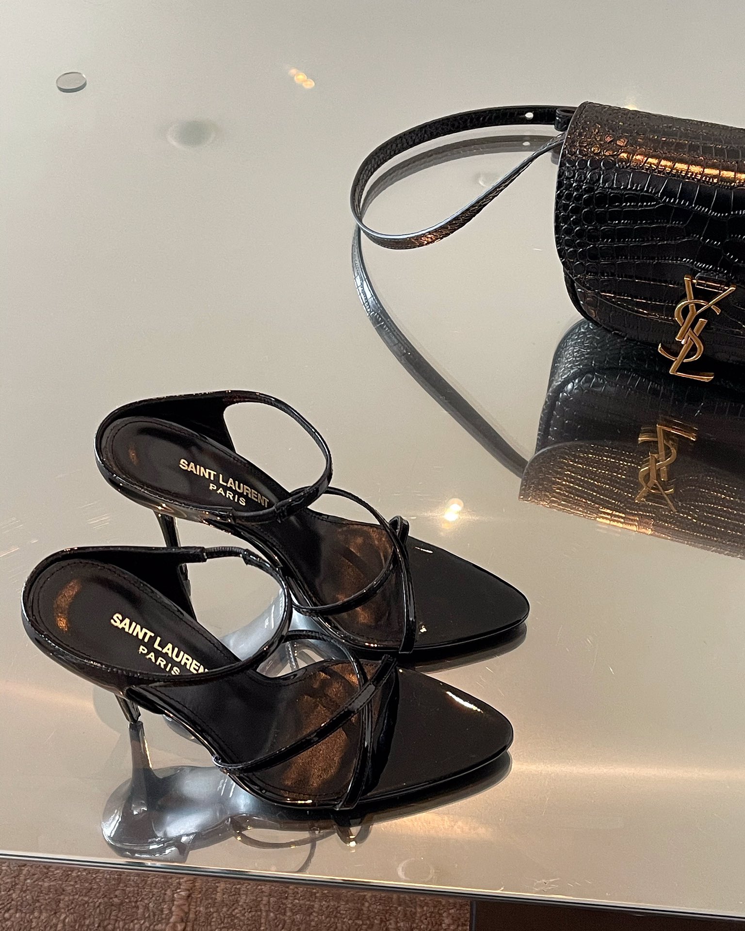𝙎𝙖𝙞𝙣𝙩 𝙇𝙖𝙪𝙧𝙚𝙣𝙩 | 𝟐𝟎𝟐𝟐/𝐒𝐒 𝐧𝐞𝐰 YSL｜Early spring new high heels Italian leather outsole