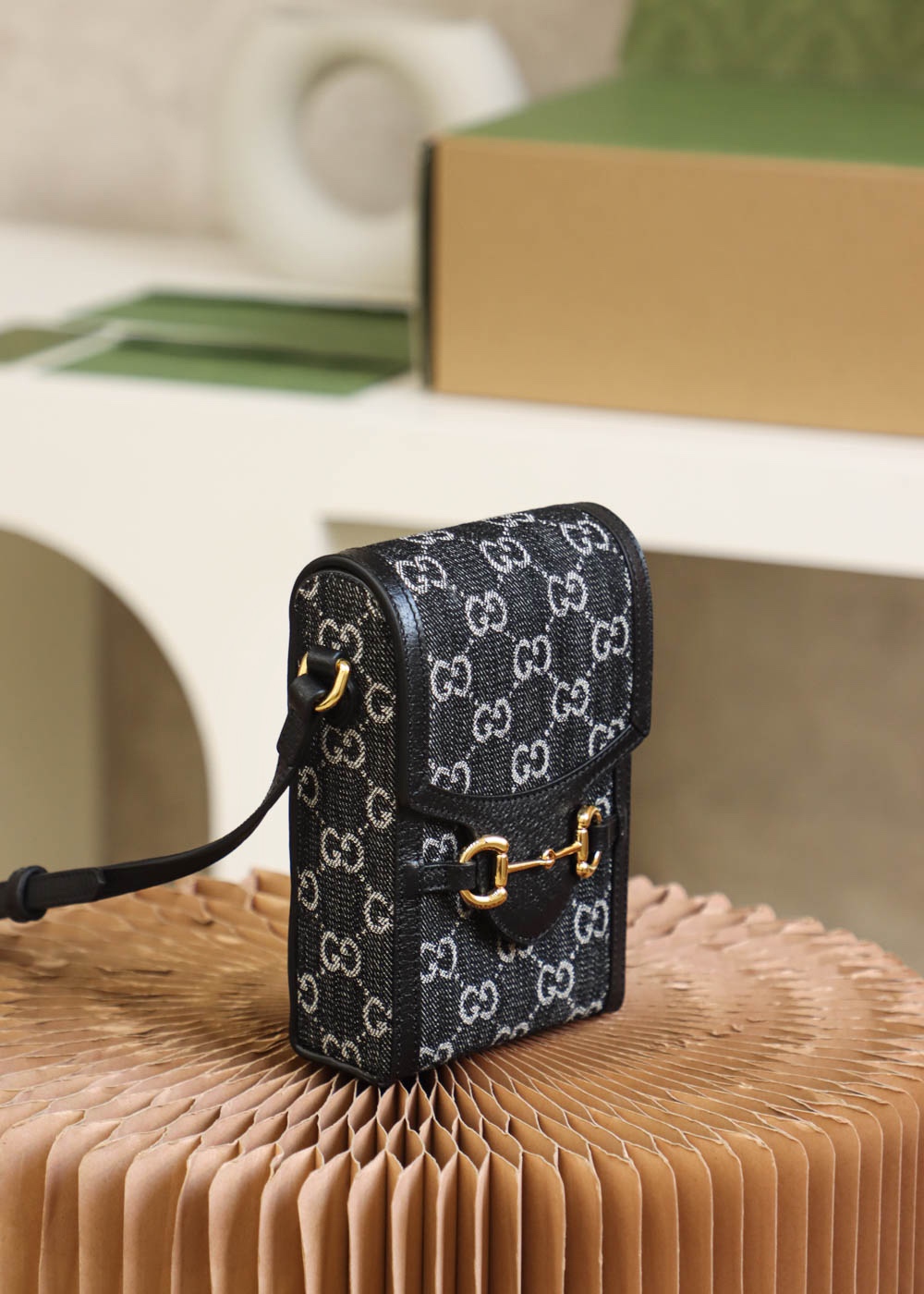 GUCCI 𝐃𝐞𝐧𝐢𝐦 black denim [full copper version #625615#]