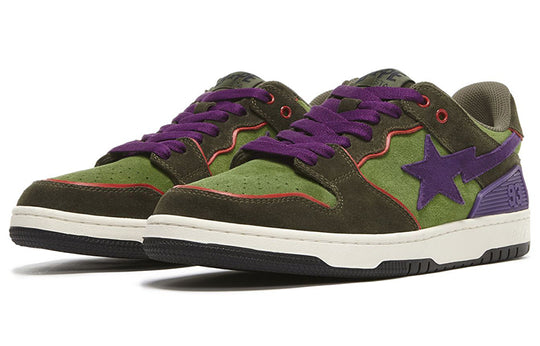 BAPE Bapesta Sk8 ‘Green Dark Purple’ 1G70-191-029