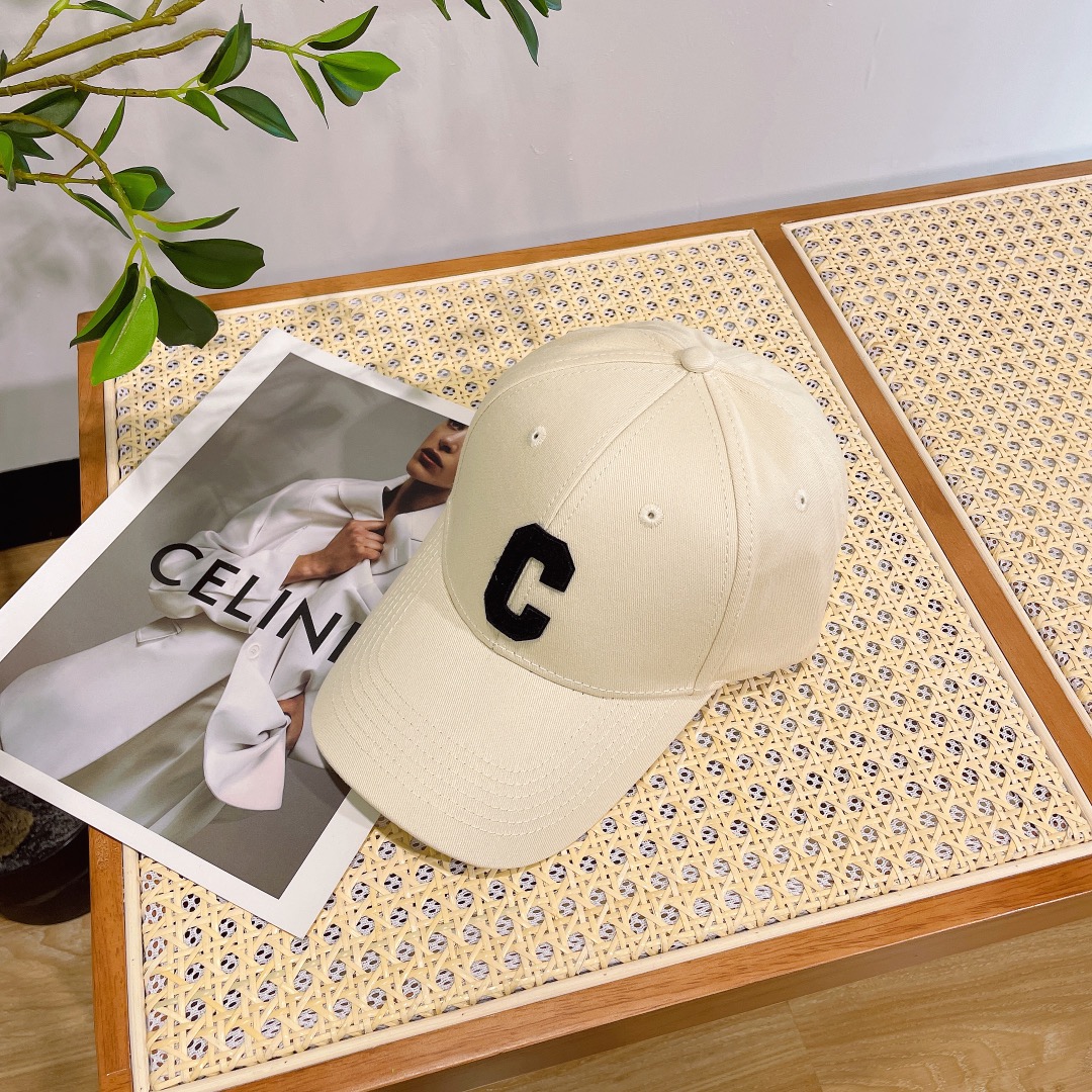 [CELINE] 2023 spring and summer new simple baseball cap