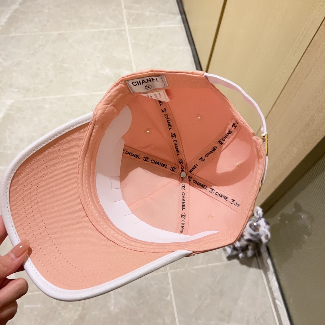 [CHANEL Chanel] 2023 new style embroidered baseball cap