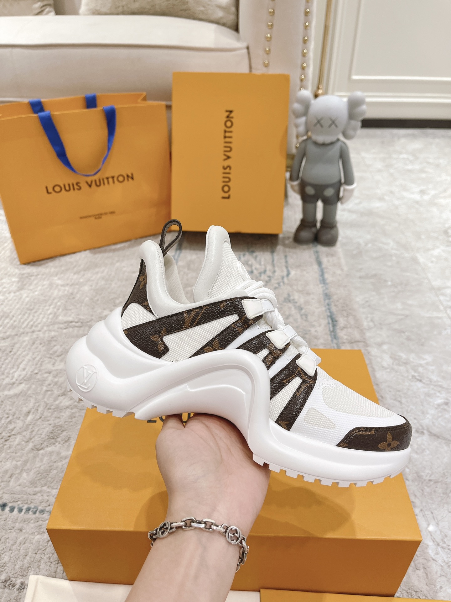Louis Vuitton Archlight Donkey Brand Louis Vuitton Casual Sports Dad Shoes
