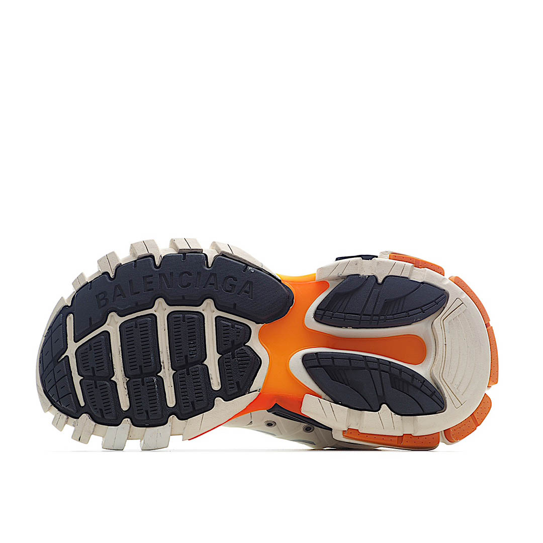 Balenciaga Sneaker Tess s.Gomma MAILLE WHITE/ORANGE