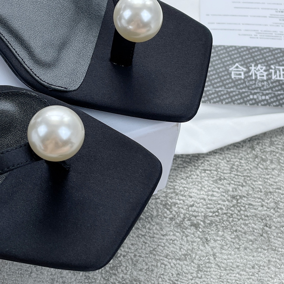 Toteme large pearl sandals