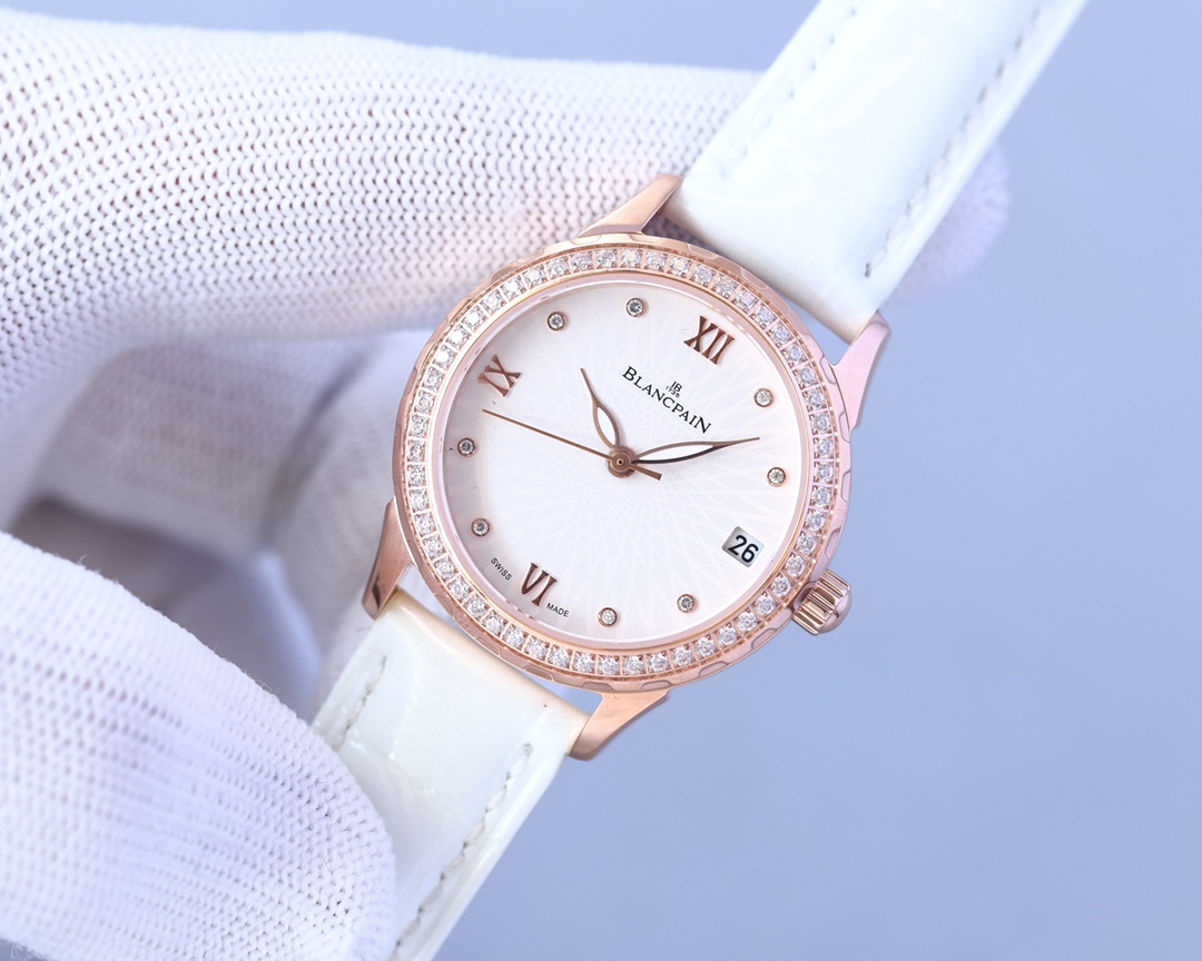 Blancpain - Fashion Women's Watch Night Time Super Luminous High-end Mother-of-Pearl Dial