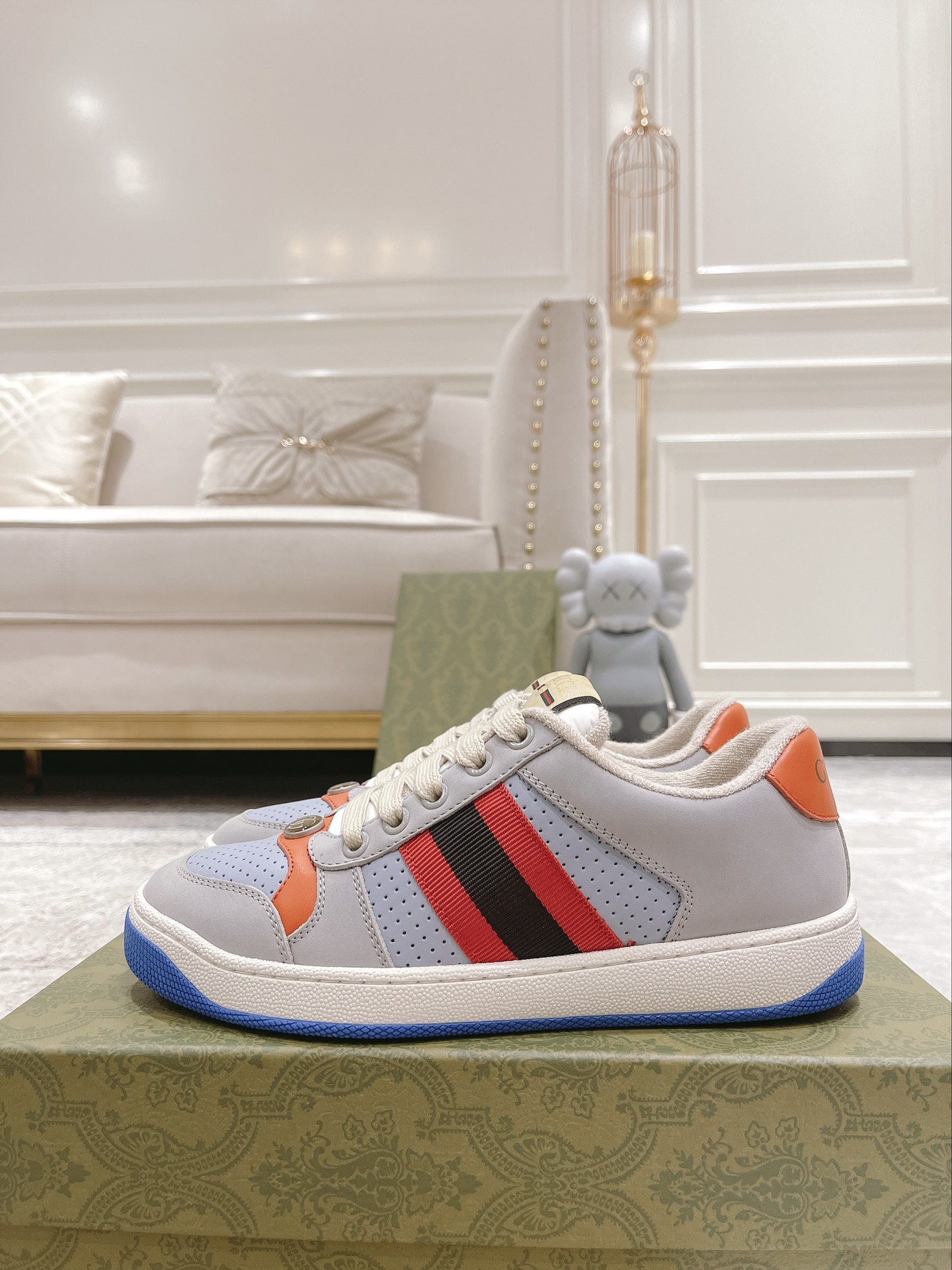 Gucci new upgraded small dirty shoes couple models