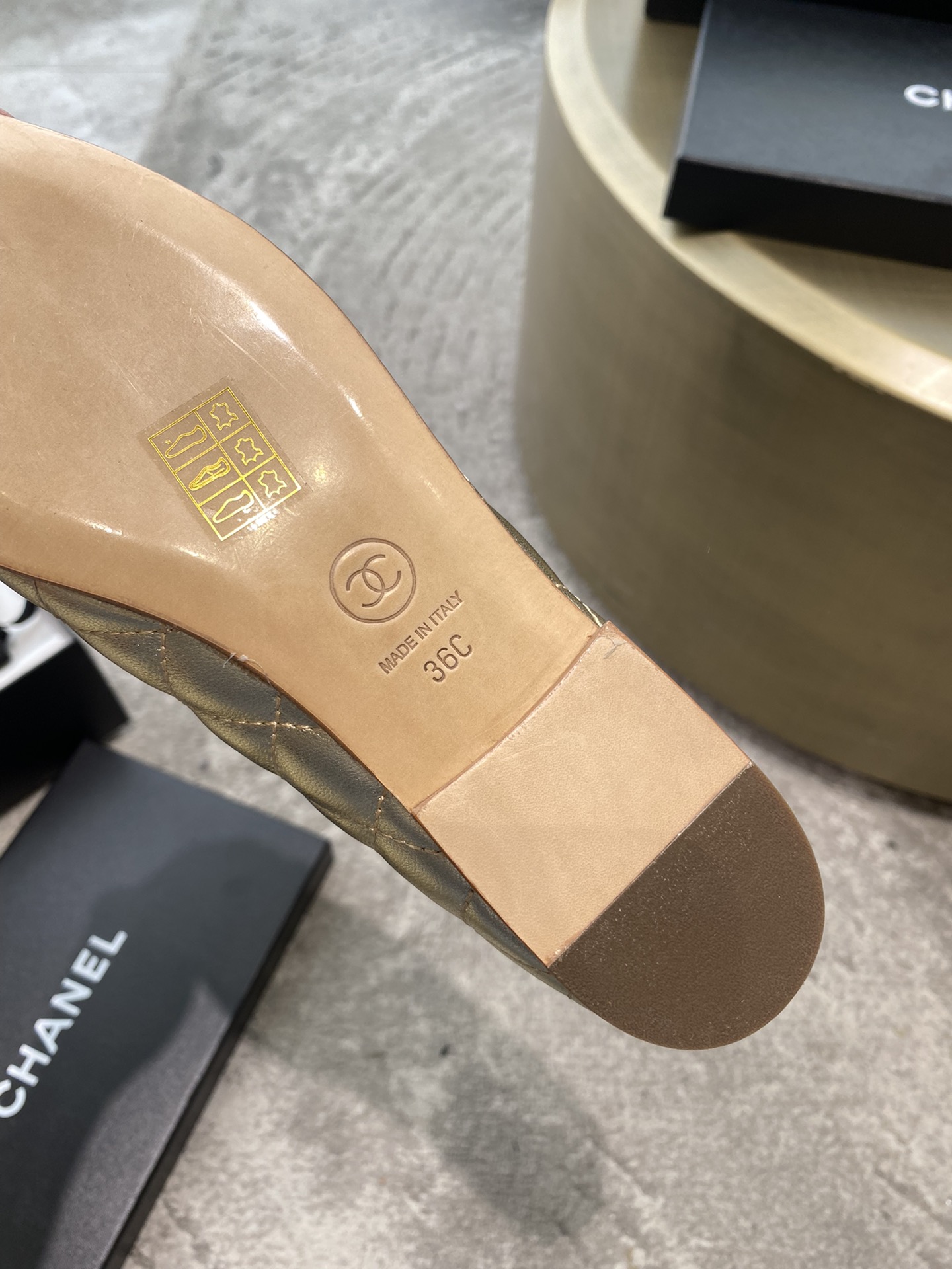 CHANEL ballet shoes Imported custom leather Italy imported leather outsole