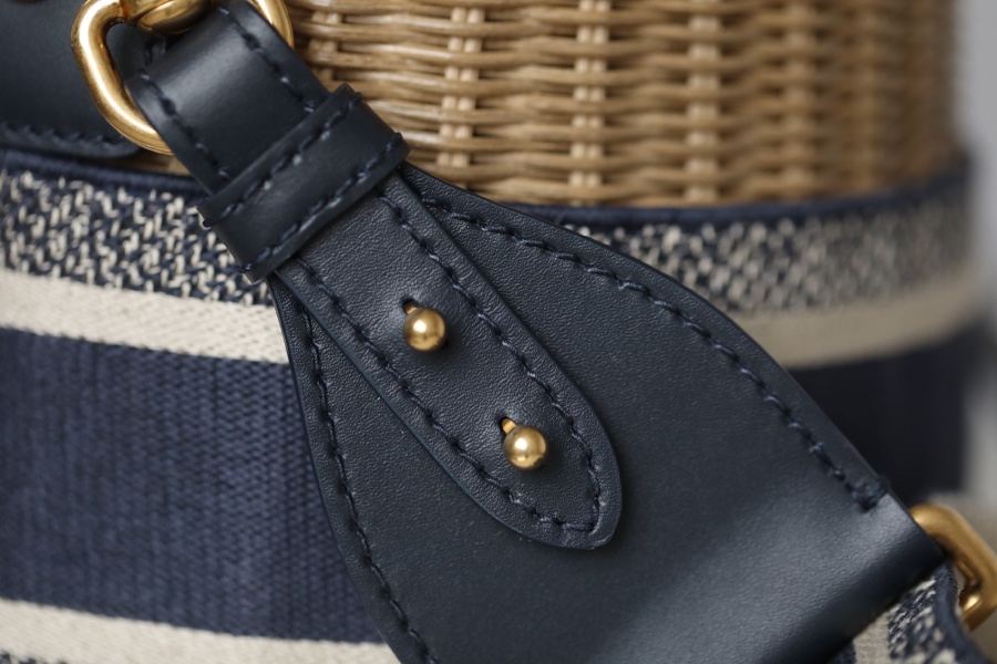 Dior Wicker Basket Bag