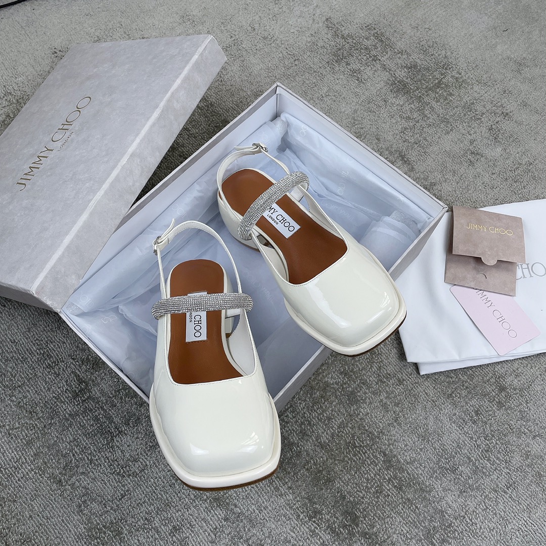 Jimmy Cho*o Chunky Heel Mary Jane