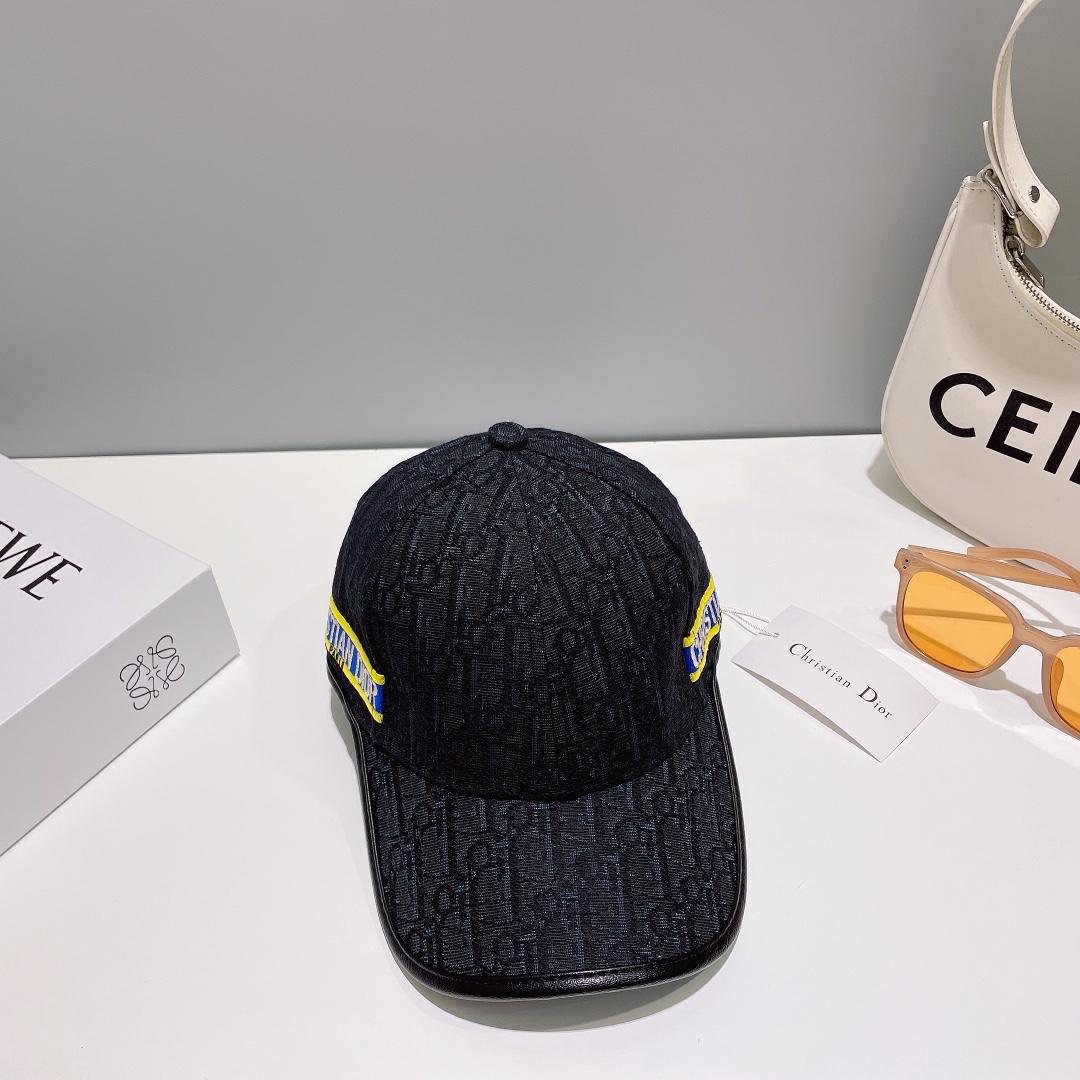 Dior (Dior) new original single embroidery baseball cap