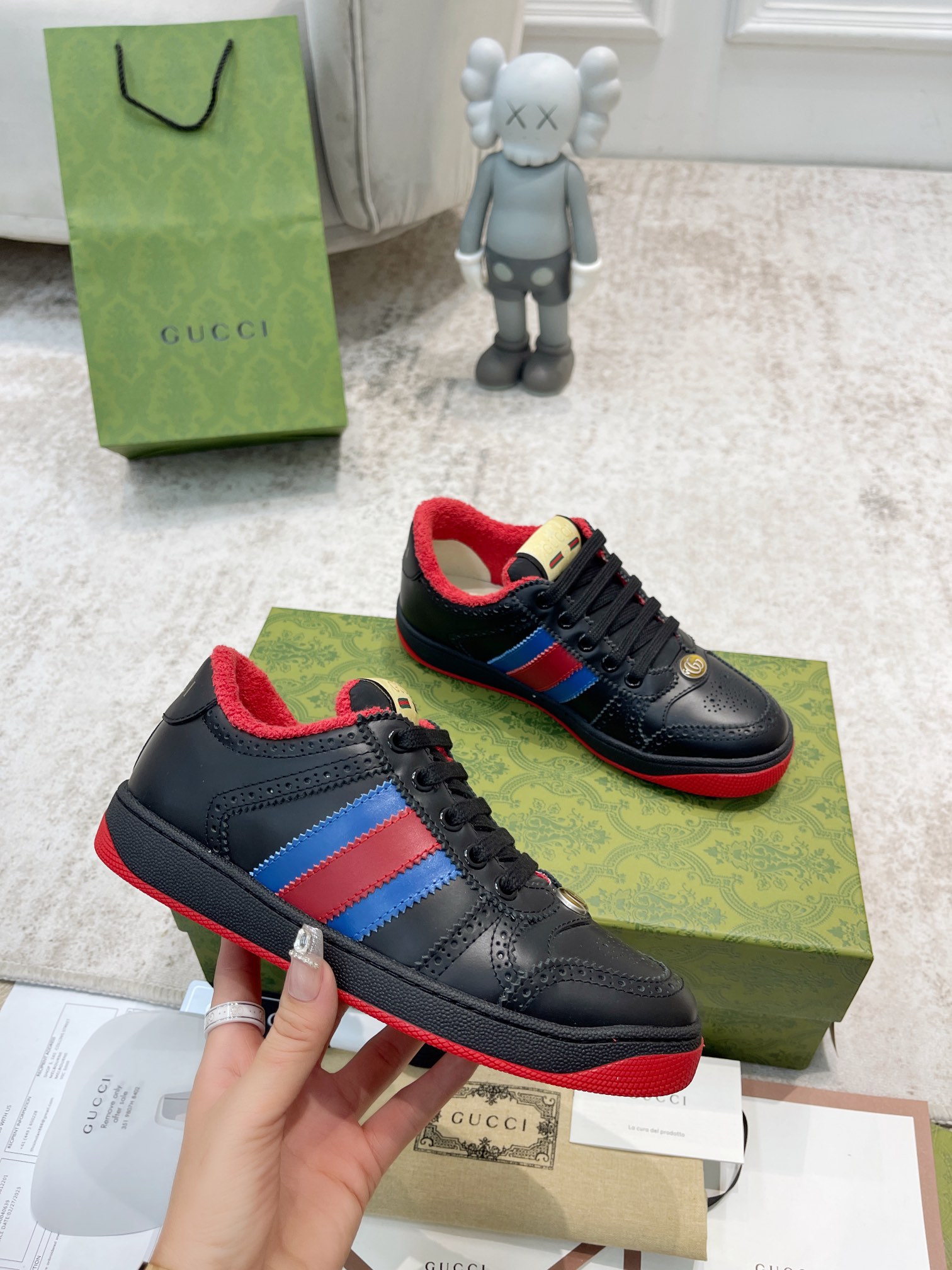 Gucci new upgraded small dirty shoes couple models