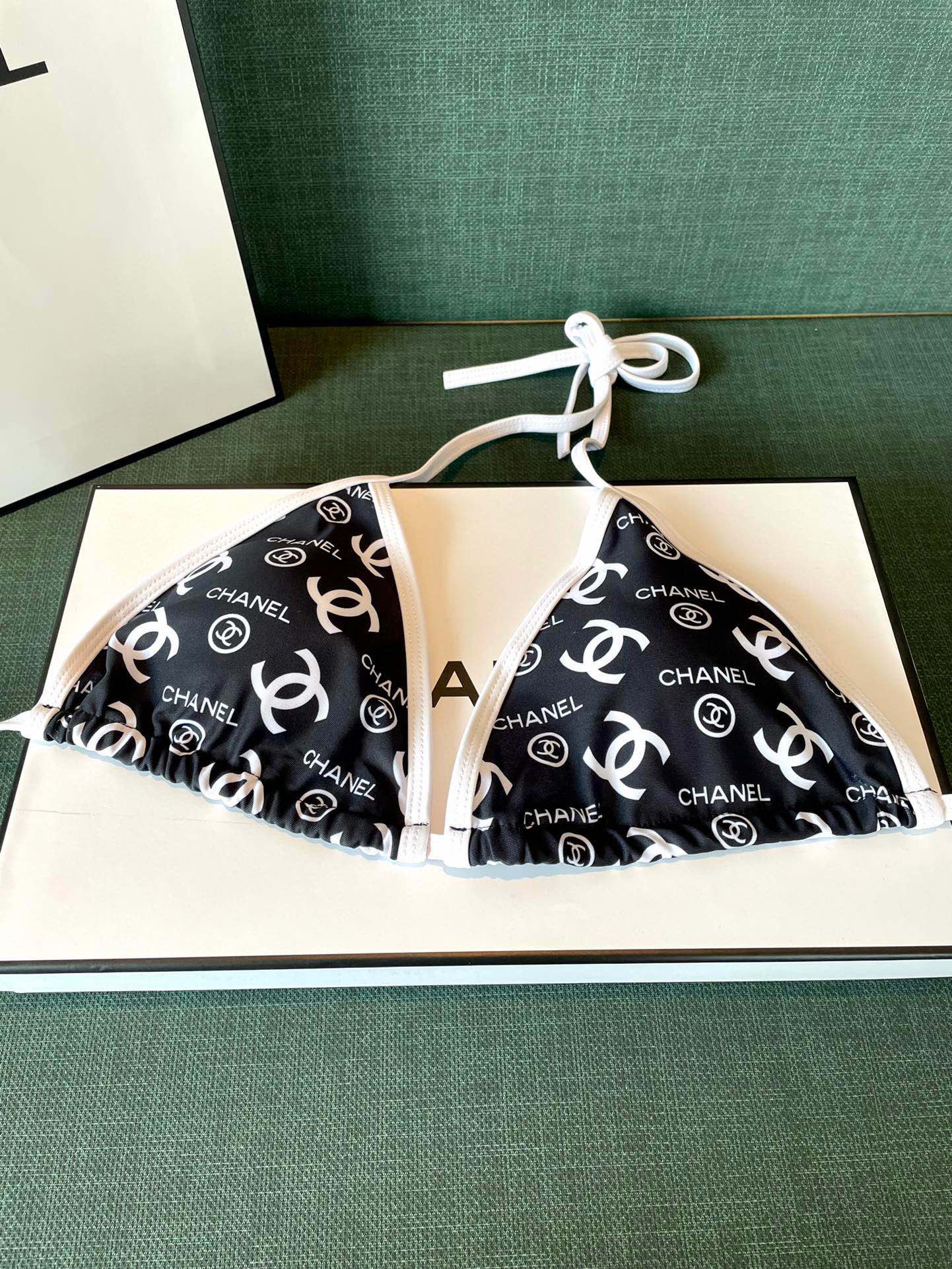Chanel New Printed Bikini Swimsuit