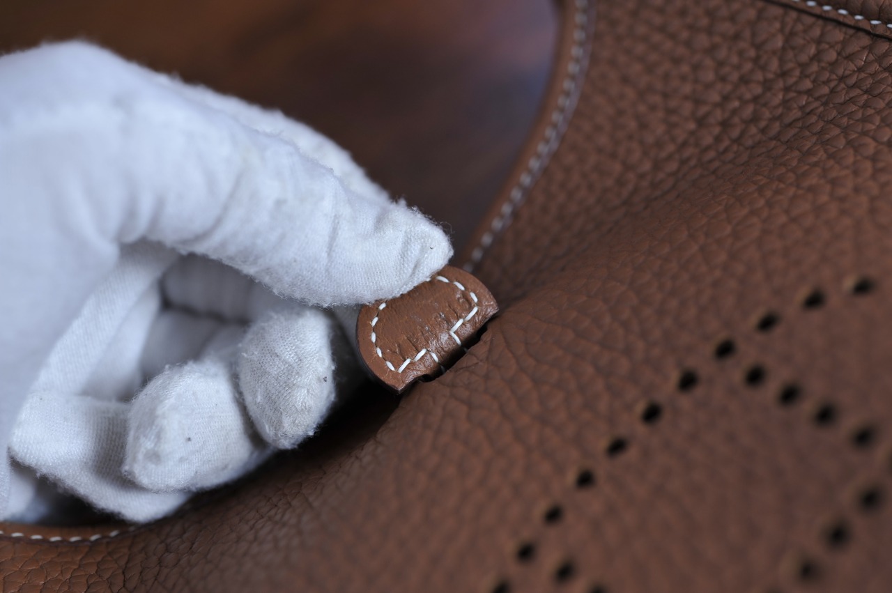 mini evelyne golden brown silver buckle TC