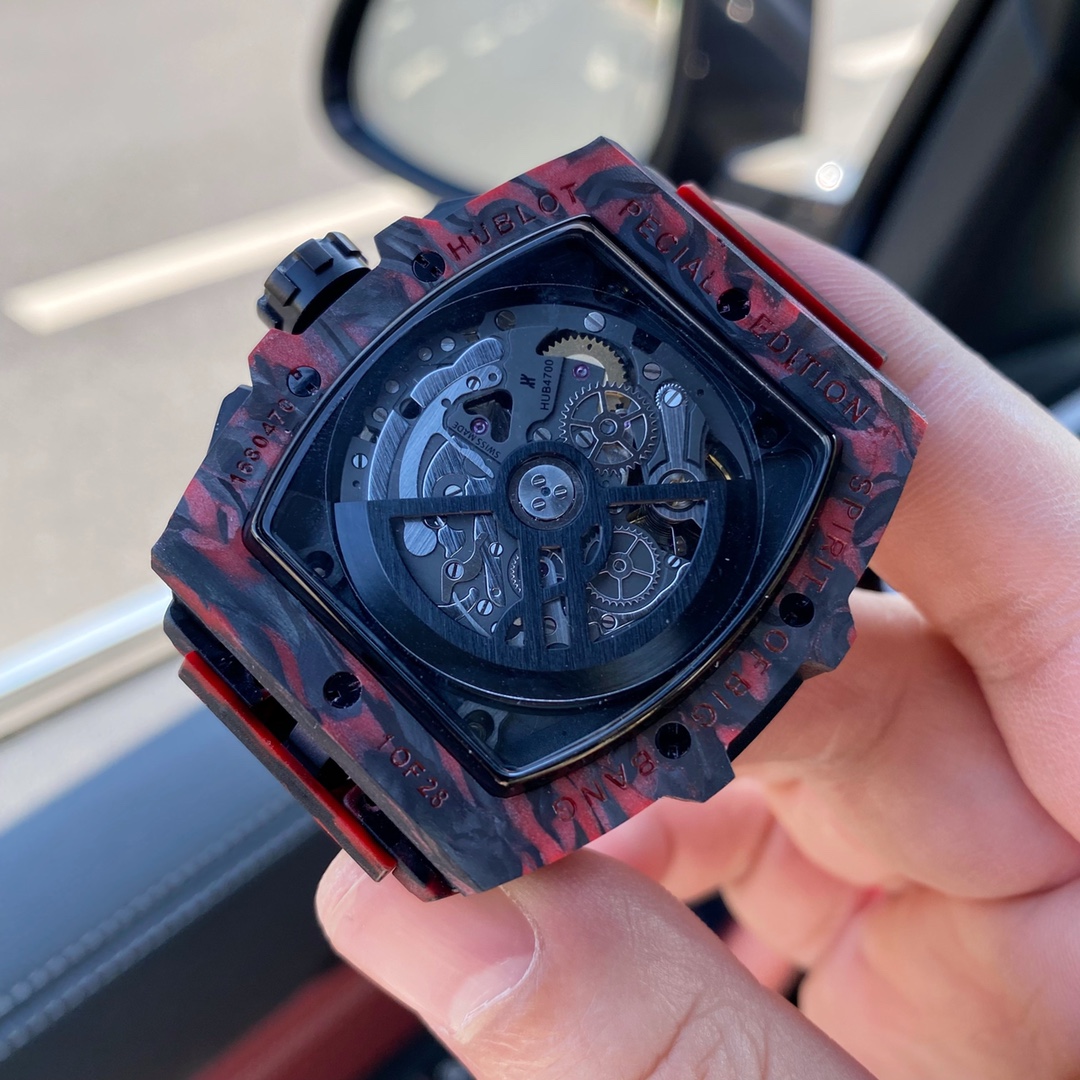 Hublot-Spirit of Big Bang Red Carbon Fiber Watch
