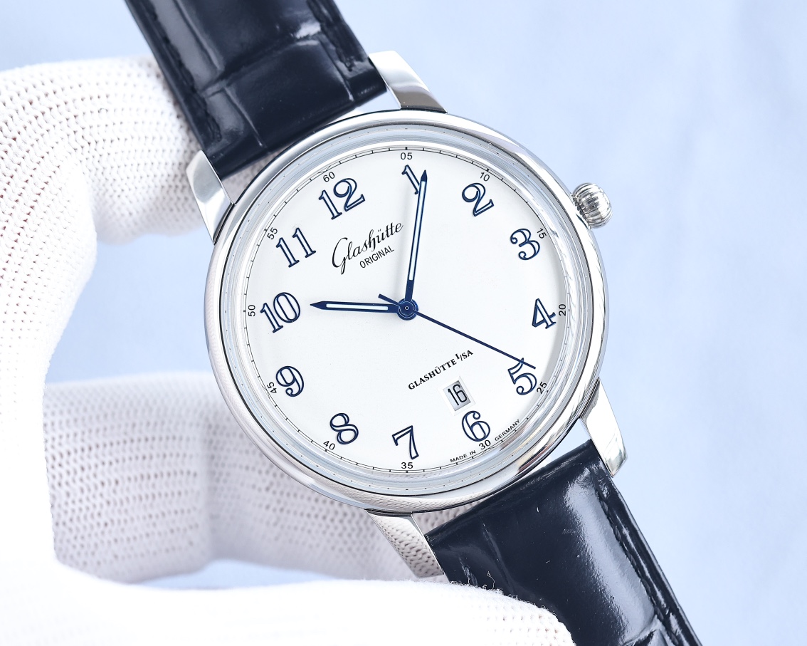 Glashütte TW Glashütte Original Councillor Model 1-36-01 Original Open Model Copy