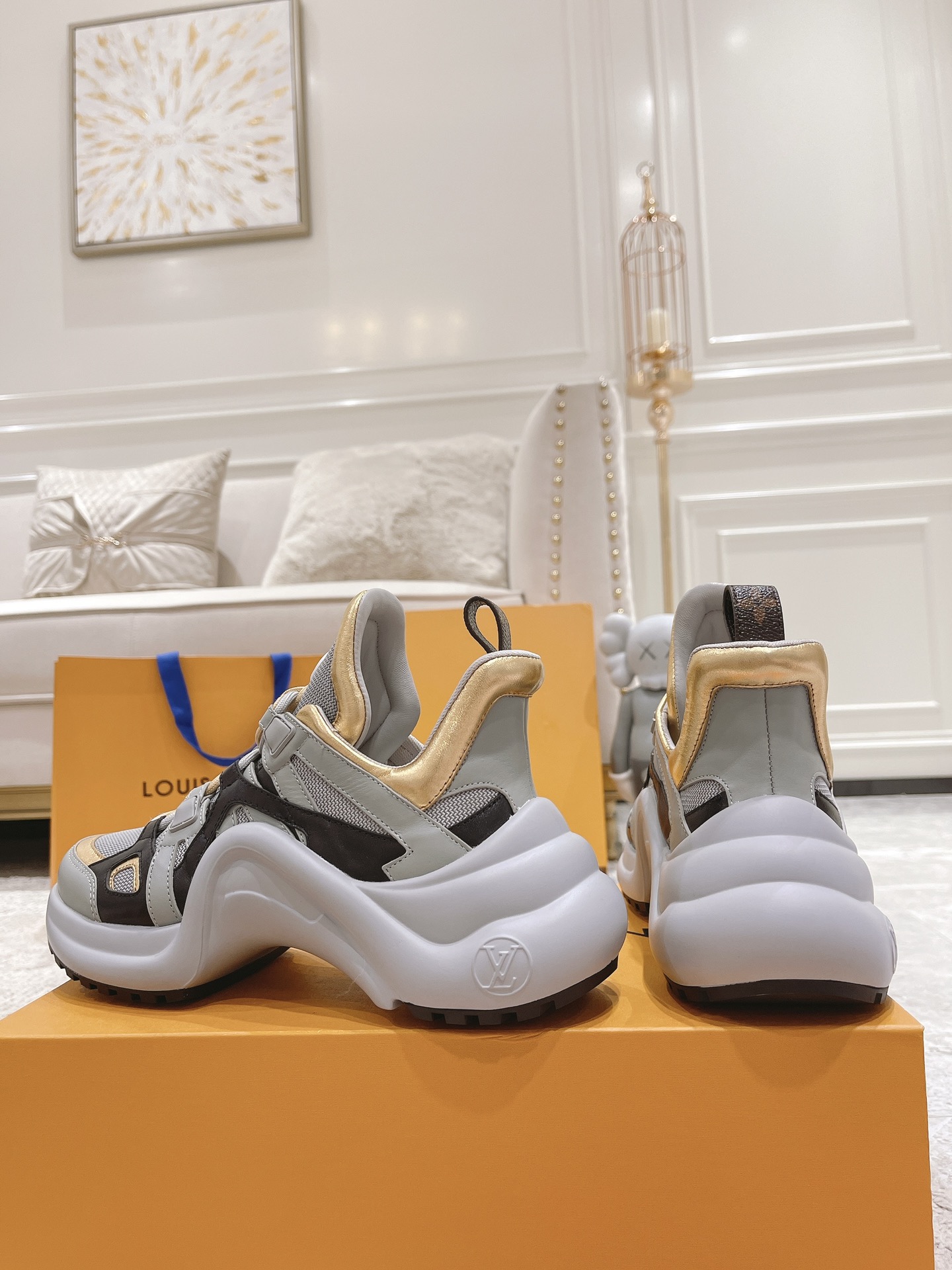 Louis Vuitton Archlight Donkey Brand Louis Vuitton Casual Sports Dad Shoes