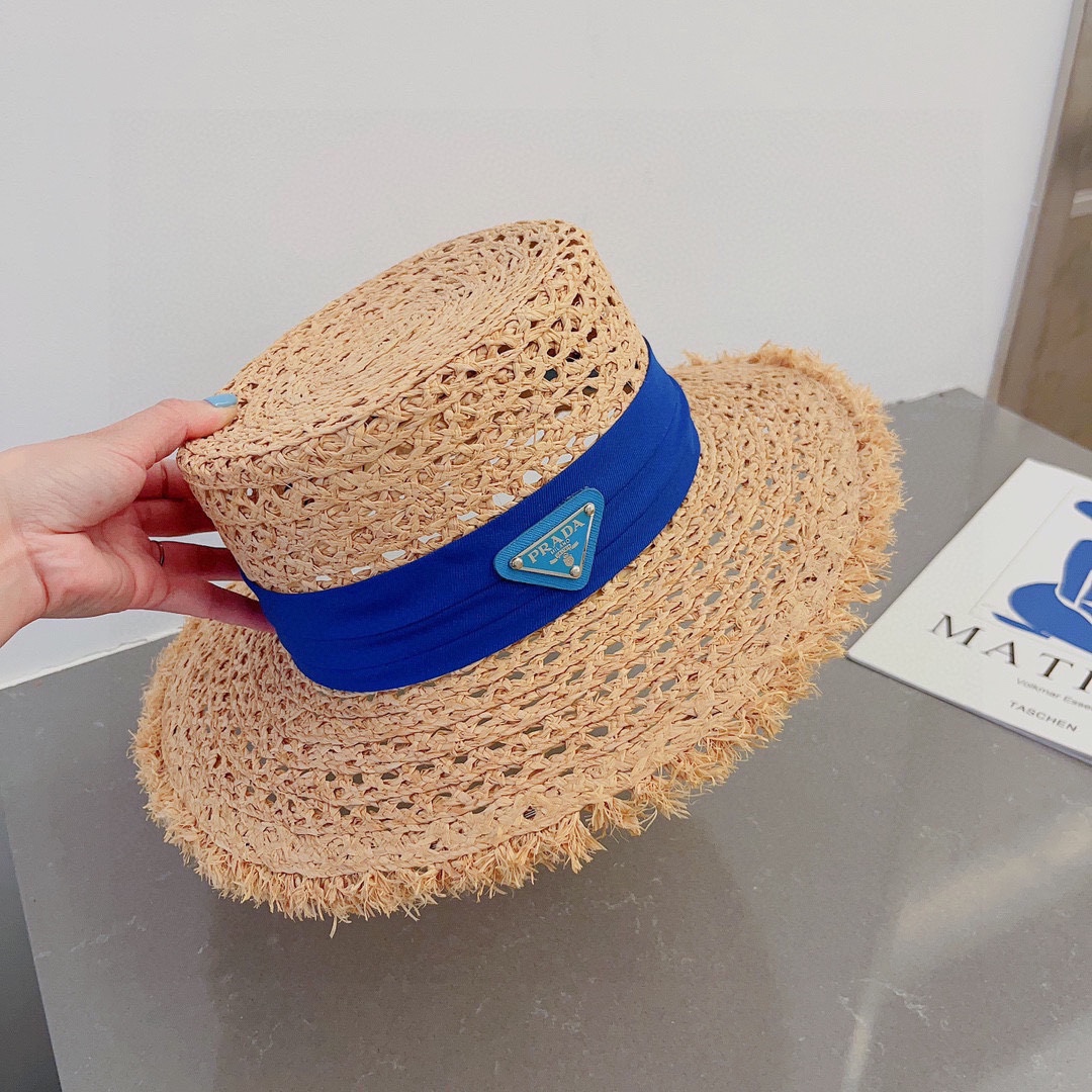 PRADA raffia hat
