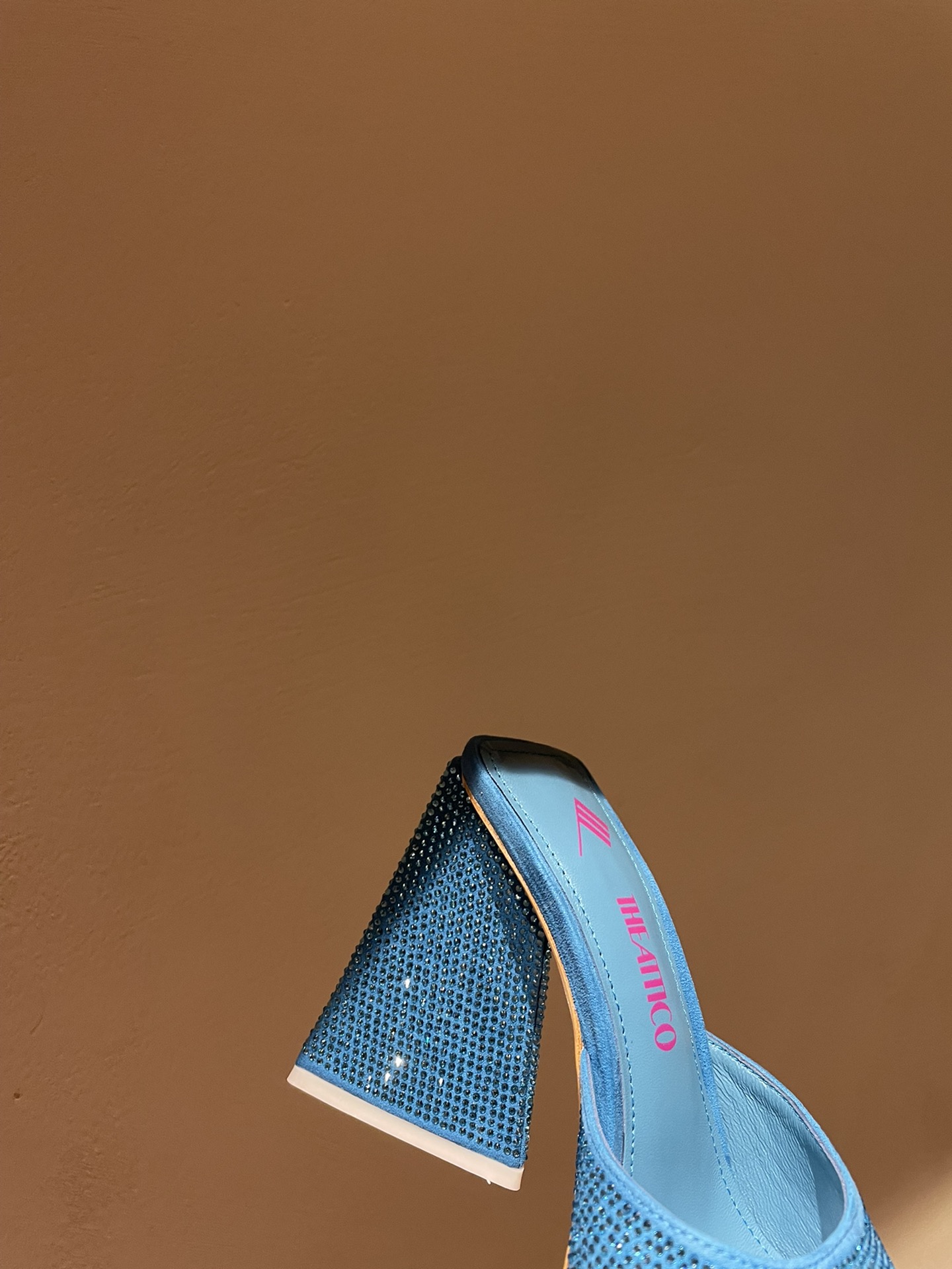 TheAttico | 𝟐𝟎𝟐𝟐𝟐/𝐒𝐒 𝐧𝐞𝐰 Spring/Summer 2021 collection The Attico personality triangle heel high heel sandals