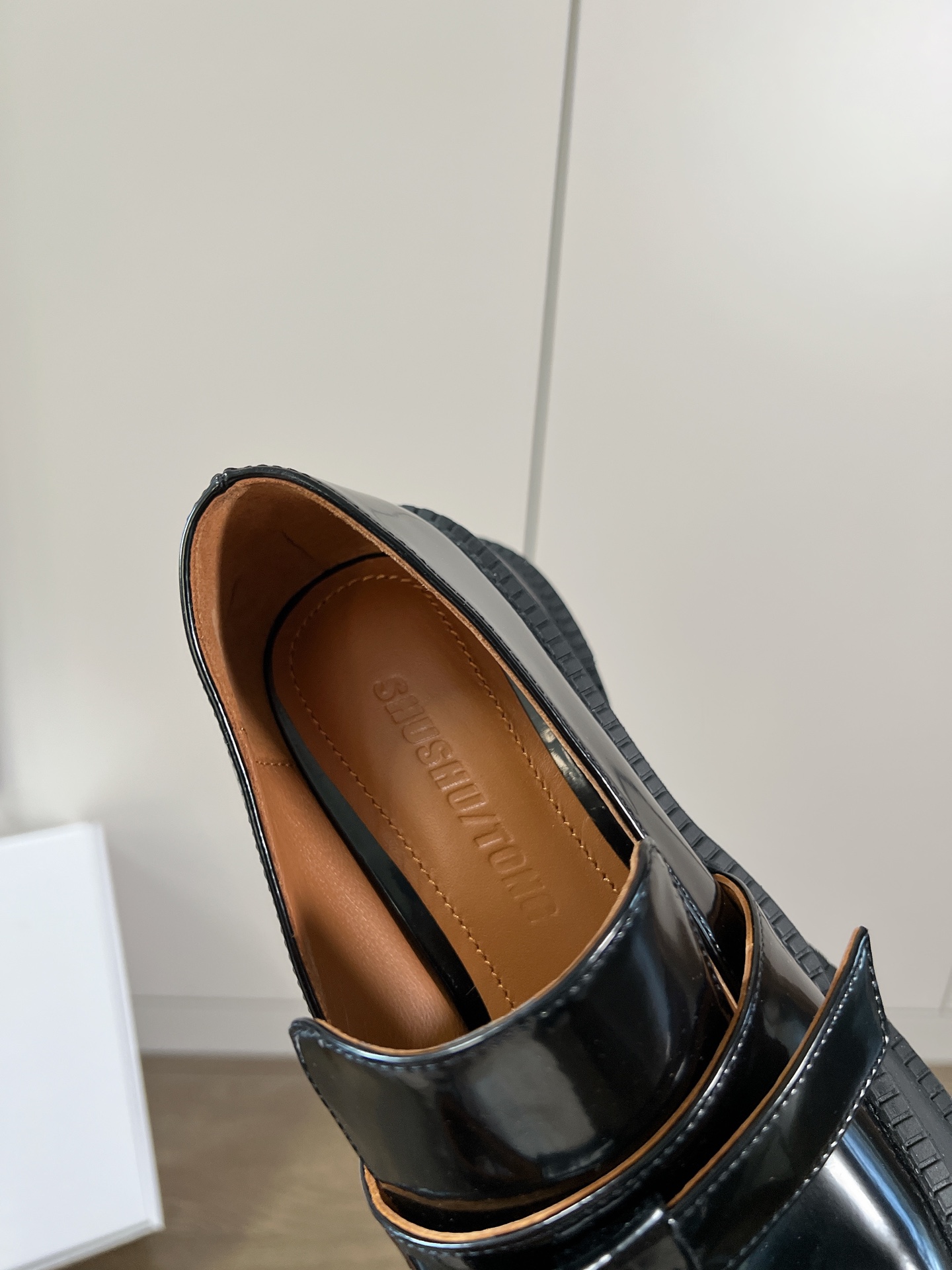 𝐒𝐇𝐔𝐒𝐇𝐔𝐓𝐎𝐍𝐆｜𝟐𝟎𝟐𝟑/𝐒𝐒 𝐧𝐞𝐰 Exclusive niche SHUSHU/TONG 23/thick-soled Mary Jane bow loafers