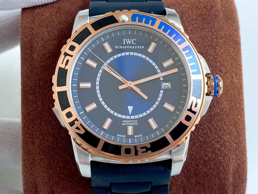 IWC- Fine men's watches Imported Citizen mechanical movement, top 316 stainless steel case and strap