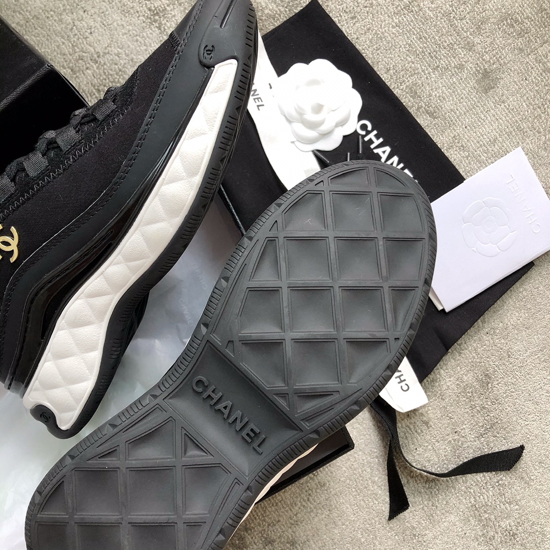 CHANEL sneakers classic small incense sneakers cowhide sheepskin leather genuine leather sole