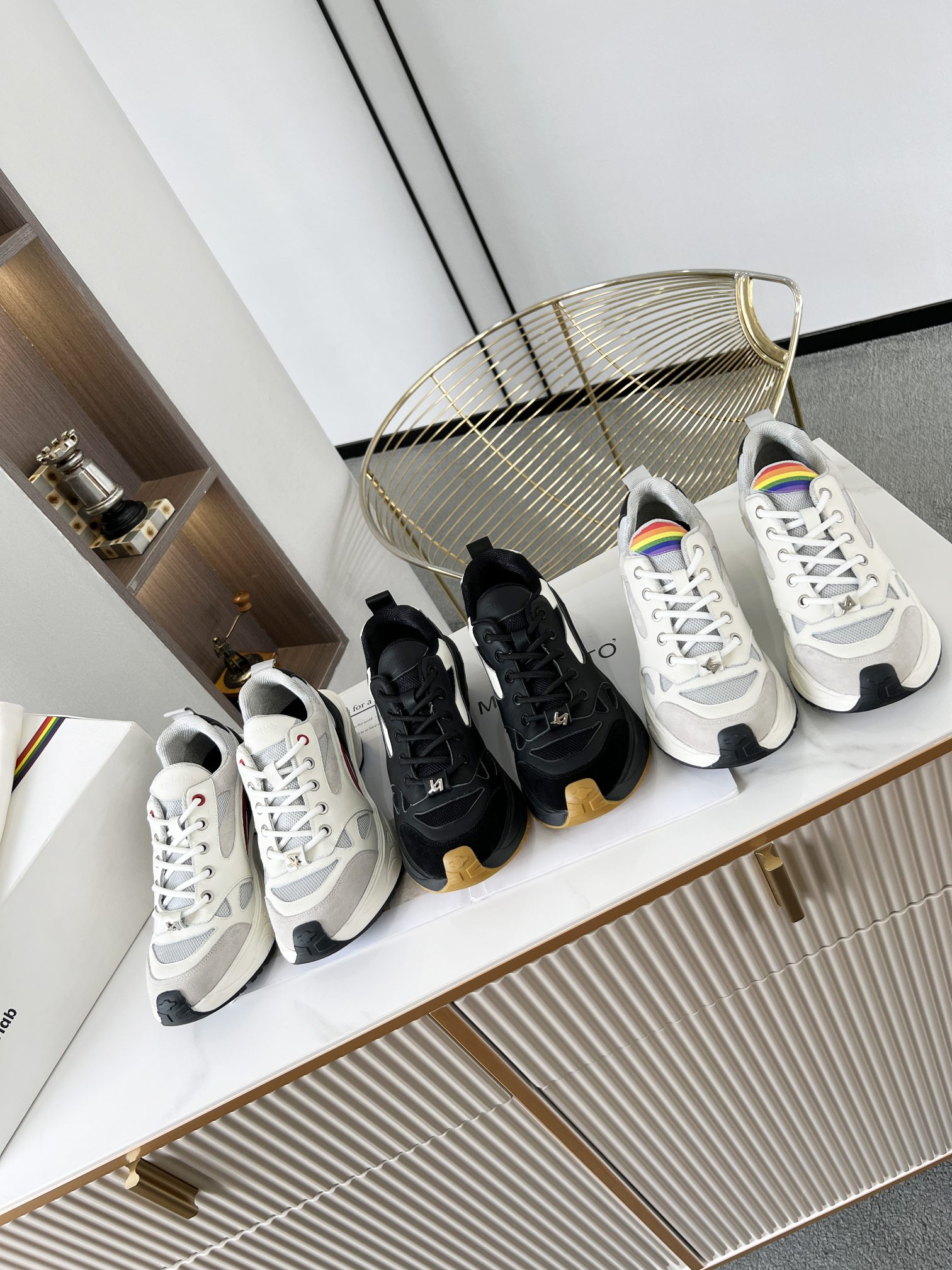 Untitlab 𝟐𝟎𝟐𝟐/𝐒𝐒 𝐧𝐞𝐰  Early spring capsule series of high-heeled sports sneakers sneakers can also be very fashionable